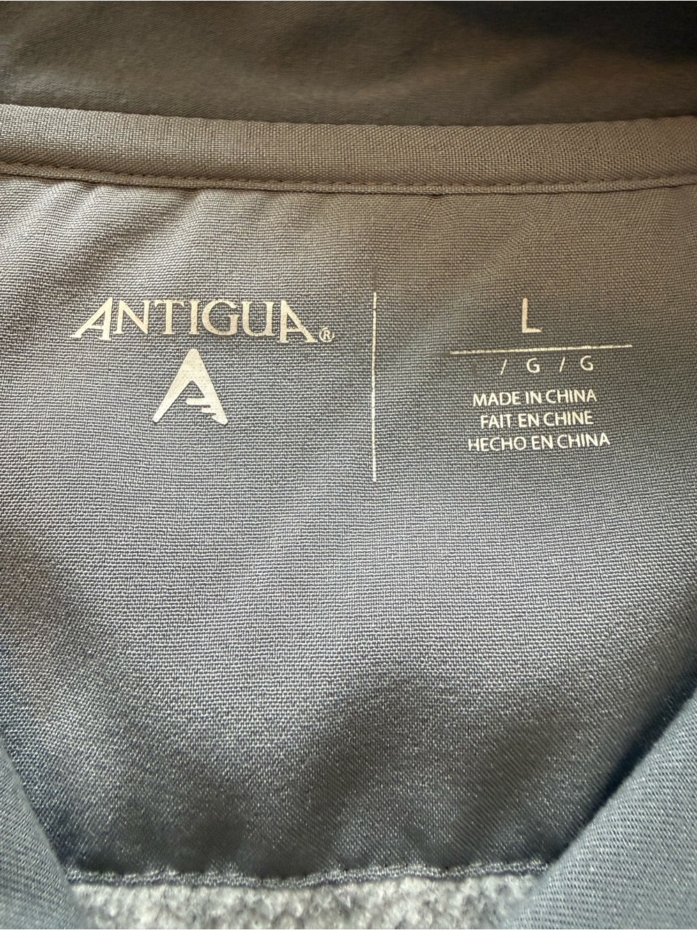 Antigua Men's Black Sweatpants - Labeled Interior Branding